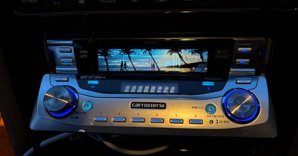 カロッツェリアの1DINカーステ DEH-P088