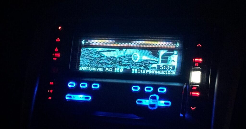 ケンウッドの2DINカーステ DVX-77